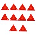 thumbnail image 5 of LEORX 10Pcs Red Triangle Reflectors Plastic Vehicle Rear Marker Boards for Enhanced Visibility, 5 of 7