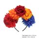 thumbnail image 4 of KAKOWELY Corona de flores, corona floral, simulación de rosas, diadema para el cabello para niñas, 4 of 4