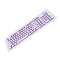 thumbnail image 4 of OEM Height Keyboard Keycaps, FOS Step Wear Resistant Ergonomic Design Keyboard Keycaps  For Most Mechanical Keyboards ANGGREK Carácter púrpura blanco, 4 of 8