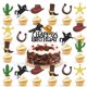 thumbnail image 1 of Cake Toppers KINGZONE de 25 piezas para decoración de cumpleaños vaquera, 1 of 7