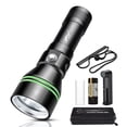 thumbnail image 1 of Scube Lampe de Plongée P70 Lumière LED Étanche Torche Extérieure sous-Marine, 1 of 8