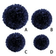 thumbnail image 3 of Ruiboury Paper Flower Ball Navy Blue 6302, 3 of 9