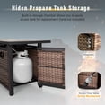 thumbnail image 5 of Sophia & William 56" Outdoor Propane Gas Fire Pit Table with Lid 50,000 BTU, 5 of 7