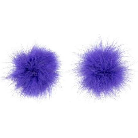 

Southwit Women Feather Nipple Cover Pasties Breast Reusable Adhesive Bra Breast Nipple Covers Stickers Pasties(Purple)
