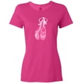 thumbnail image 3 of Inktastic Ballet Shoes, Ballet Slippers, Ballet Dance - Pink Women's T-Shirt, 3 of 5