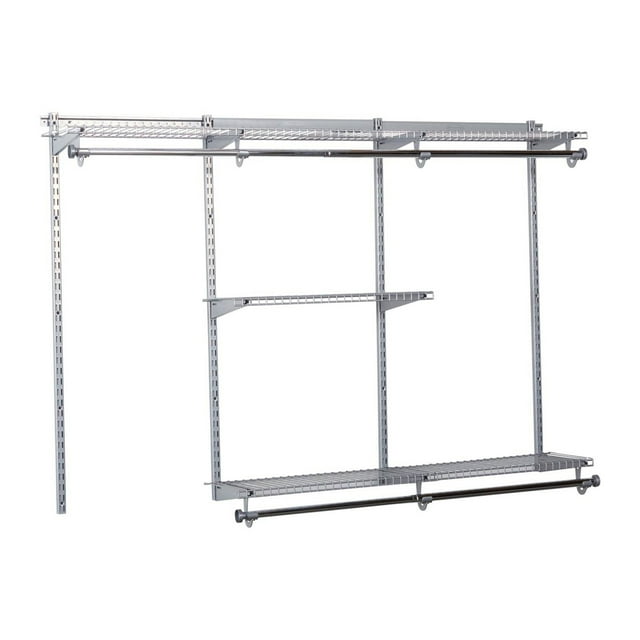 Rubbermaid Configurations 3-6 Feet Custom DIY Closet Organizer Kit (2 Pack)