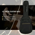 thumbnail image 4 of Mochila Mochila para guitarra de 41 pulgadas Bolsa para guitarra Estuche para guitarra de tela Oxford engrosada Mochila con hombros acolchados de algodón Correa ajustable para el hombro para guitarra Tomshoo Mochila, 4 of 6
