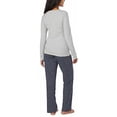 thumbnail image 2 of Calvin Klein Womens Long Sleeve Fleece Pajama Set, 2 of 4