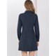 thumbnail image 5 of INSPIRE CHIC Vestido Azul Camisero Mini Botones Frente Manga Larga Vintage Para Mujer Azul Marino L, 5 of 7