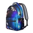 thumbnail image 2 of Outer Space Galaxy Students Backpack Nebula Celestial Space Design, Durable and Comfortable School Bag for Student and Student, 2 of 6