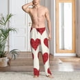 thumbnail image 2 of Fotbe Love Pantalones de Pijama para Hombre, Pantalones de Dormir, Pantalones de Casa con Cintura Ajustable y Bolsillos-XX-Large, 2 of 6
