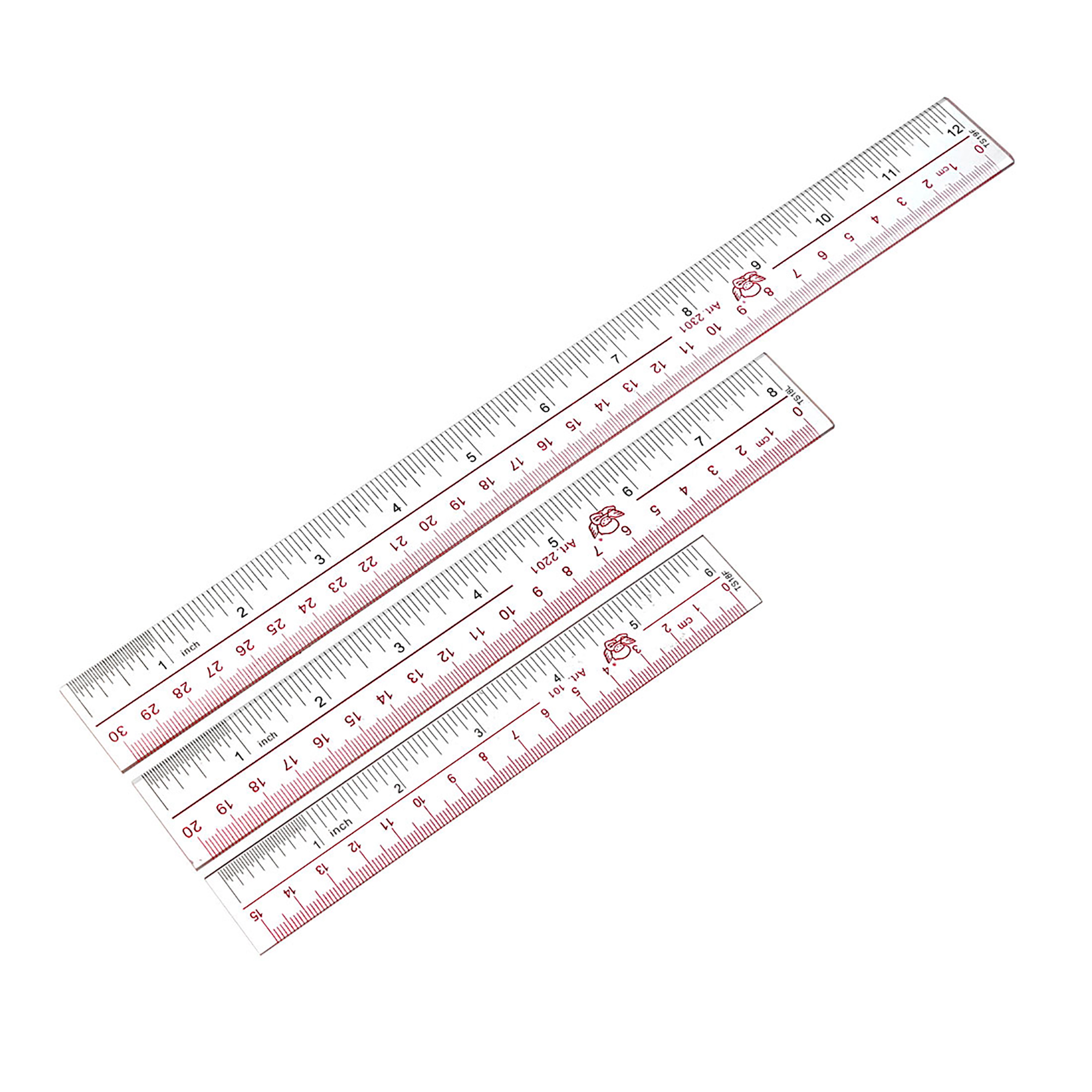 150mm 6 Inch 200mm 8 Inch 300mm 12 Inch Straight Ruler Plastic