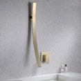 thumbnail image 3 of Waterfall Wall Mounted Bathroom Sink Faucet, Solid Brass Single Handle Faucet, 3 of 8