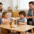thumbnail image 4 of Wooden Board Games with Colorful Sticks Balls & Dice, Montessori Toys for Fine Motor Skills, Math Counting Educational Toys for 3-6 Years Old, Family Travel Operation Game, Tetragonal Prism Design, 4 of 8