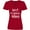 Red, variant on Inktastic West Virginia Mama Women's V-Neck T-Shirt