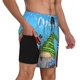 thumbnail image 2 of Fotbe Merry Christmas Gnome Traje de Baño para Hombre – Shorts de Natación de Secado Rápido con Forro y Bolsillos-Small, 2 of 6