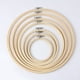 thumbnail image 5 of 10 piezas de marco circular de bambú para bordar, manualidades, punto de cruz, herramienta manual de costura tradicional china (13 cm), 5 of 7