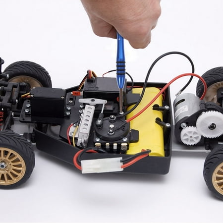 Raindrops 1 Sets RC Car Tool Set Arm Pin Screws Wrench Repair Tool Box for RC Car Repair Gasket Replacement Hardware Fasteners