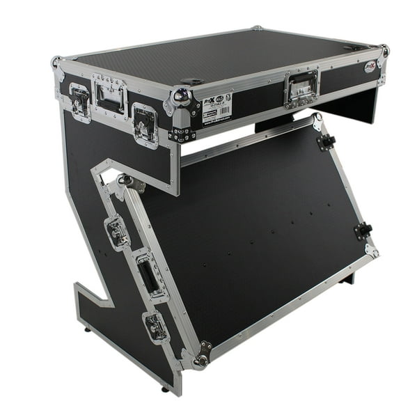 ProX XS-ZTABLEJR DJ Z-Table Jr Workstation Portable Booth Case W/Handle & Wheels