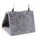 thumbnail image 2 of Soft Plush Hammock Hanging Cage Tent For Birds Parrot Winter Warm Bed Pet Toy (Gray S), 2 of 4