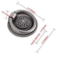 thumbnail image 4 of Utopia Alley 5pcs Medici Cabinet Ring Pull Knob - Decorative Cabinet Drop Pull Knobs for Cabinets and Drawers - Vintage Cabinet Hardware with Hand Finished Pewter - Metal Drawer Pull Knobs 1 5/8", 4 of 7