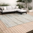 thumbnail image 3 of Addison Rugs Chantille Indoor/Outdoor Transitional Stripes Linen Machine Washable Rectangle Rug, 8' x 10', 3 of 10