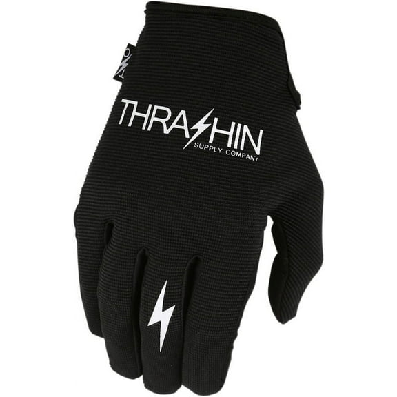 Thrashin Supply Stealth Mens Textile Gloves Black/Black MD