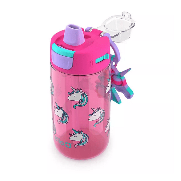 Stratus Plastic Kids' 16oz Water Bottle Purple/Pink Koala - Ello