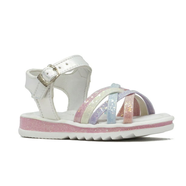 Sandalias Casuales para Niña Bambino BM2415 Zapaterias Mexico Bambino BM2415-BCO