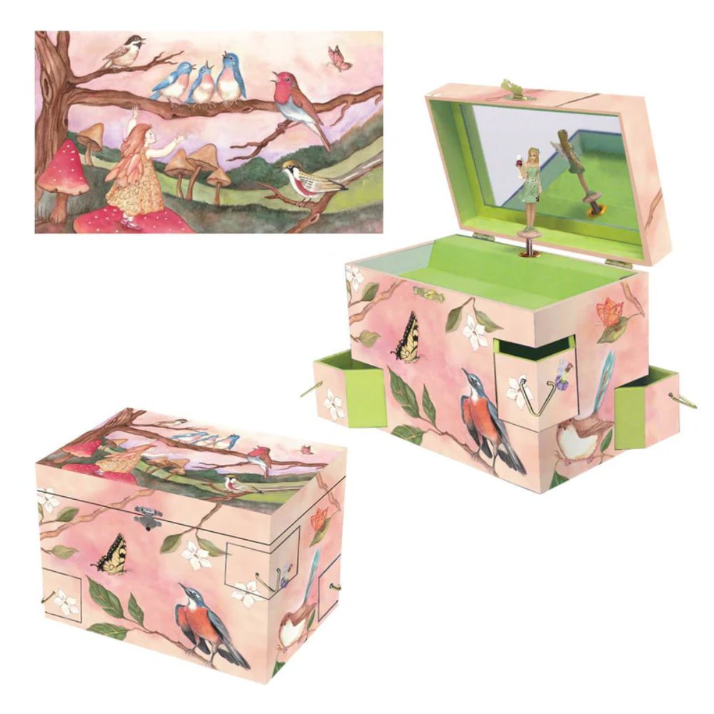 Enchantmints Wings Of A Song - Jewelry Box Music Box for Girls Girls Jewelry Box Music Boxes for Women Jewelry Box for Kids