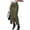 Army Green, variant on PRETTYGARDEN Faux Leather Long Skirts for Women High Waisted Front Slit,Elegant Bodycon Midi,Work Office Business Casual Clothes,Fall Outfits,Party Cocktail Pencil Skirt