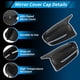 thumbnail image 5 of 1 par de tapa de espejo lateral de fibra de carbono para reemplazo de BMW Serie 3 G20 320i 325i 330i 5 Serie G30 525i 530i 540i M Sport 2017-2022 tapas de espejo exterior 51168492897/51168492898, 5 of 7
