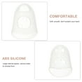 thumbnail image 3 of COOPHYA 40 Pcs Protège-Gouts Ronds en Silicone Blanc pour Séances d'Entraînement, 3 of 5