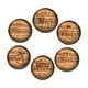 thumbnail image 2 of 6 Posavasos de Madera para Bebidas, Protección de Mesa, Juego de Posavasos de 3,9 Pulgadas, Posavasos para Mesa de Café Y Decoración de Bar., 2 of 9