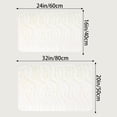 thumbnail image 7 of Unique Bargains Wave Pattern Bath Mat Soft Absorbent Non-Slip Bath Rugs Beige 16" x 24", 7 of 7