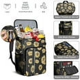 thumbnail image 5 of Boho Sunflower Backpack Cooler with Butterflies, Leakproof Waterproof Floral Lunch Bag for Office, Beach Days, Picnic, Camping, Hiking, 5 of 6