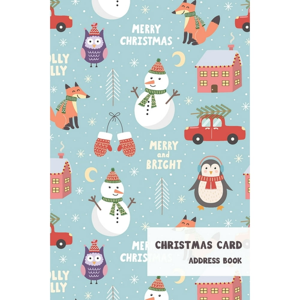 Christmas Card Organizer Christmas Card Address Book Holiday Cards