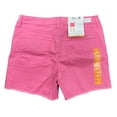 thumbnail image 2 of Seven7 Women's Comfortable Midrise 5" Fray Hem Denim Weekend Short (Hot Pink, 4), 2 of 2