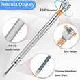 thumbnail image 4 of 13PCS Professional Watch Screwdriver Set, Micro Precision Glasses Repair Kit, with 13PCS 0.2-2.0MM Extra Replace Blades, for Eyeglass Sunglass Watchmaker Jewelry Computer Phone Small Tools, 4 of 7