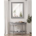 thumbnail image 2 of Espejo de Pared con marco de madera flotante gris Fine Art Tj, 2 of 5