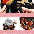 thumbnail image 4 of Geometric Cube Foldable Car Trash Can with Lid, Leak-Proof Mini Trash Can, Car Trash Bin, Trash Can for Car with Hanging Storage Bag, 4 of 6