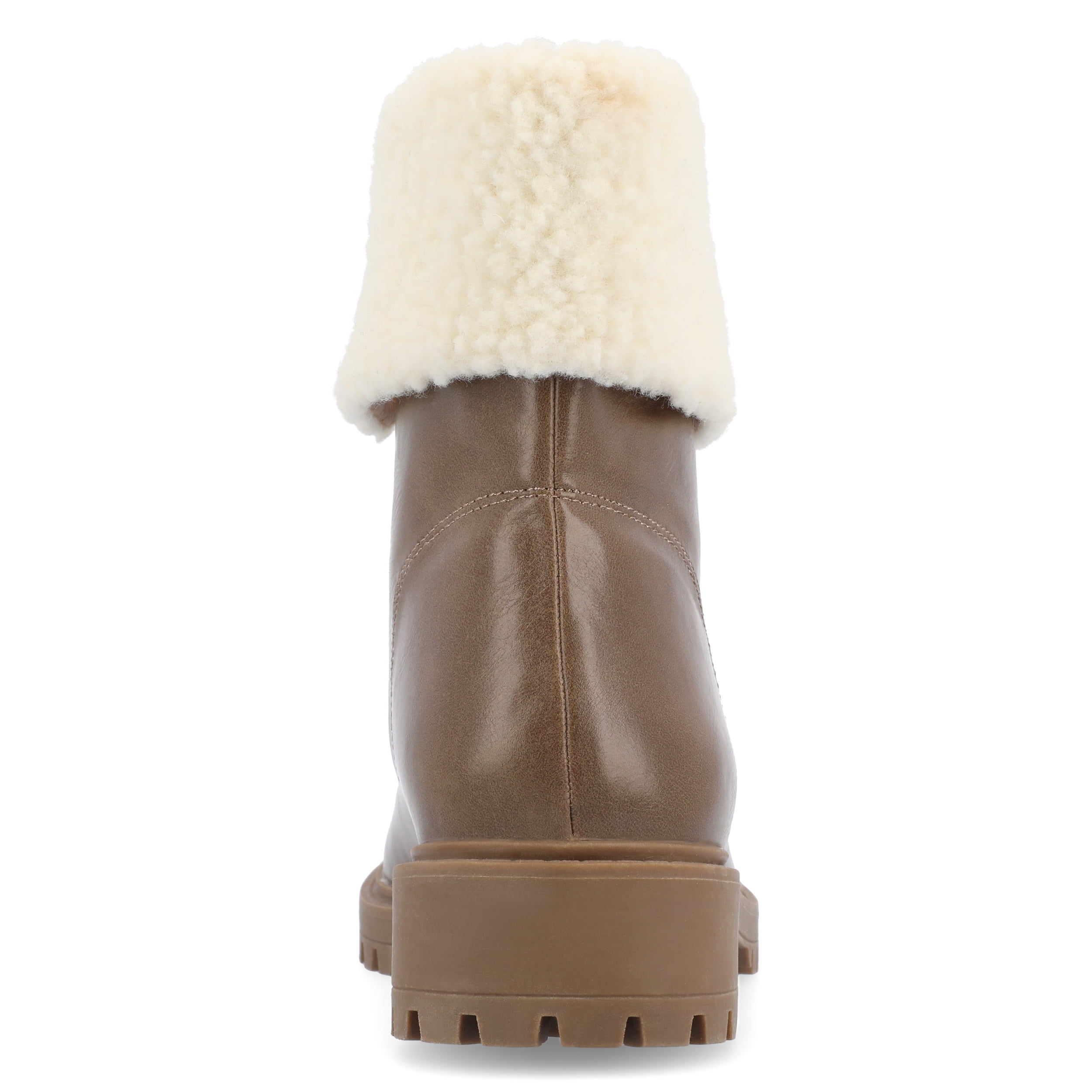 Journee Womens Fynn Almond Toe Block Heel Ankle Booties