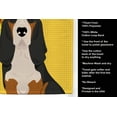 thumbnail image 5 of Summer Sunflowers Black Tricolor Basset Hound Kitchen Towel, 5 of 5