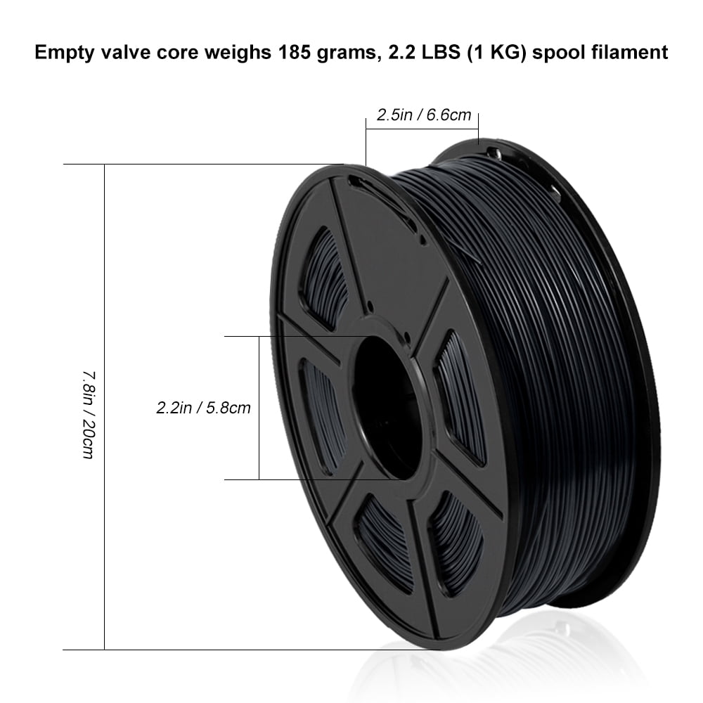 3D Printer PLA Filament 1.75mm 1KG Spool 3D Printing Material