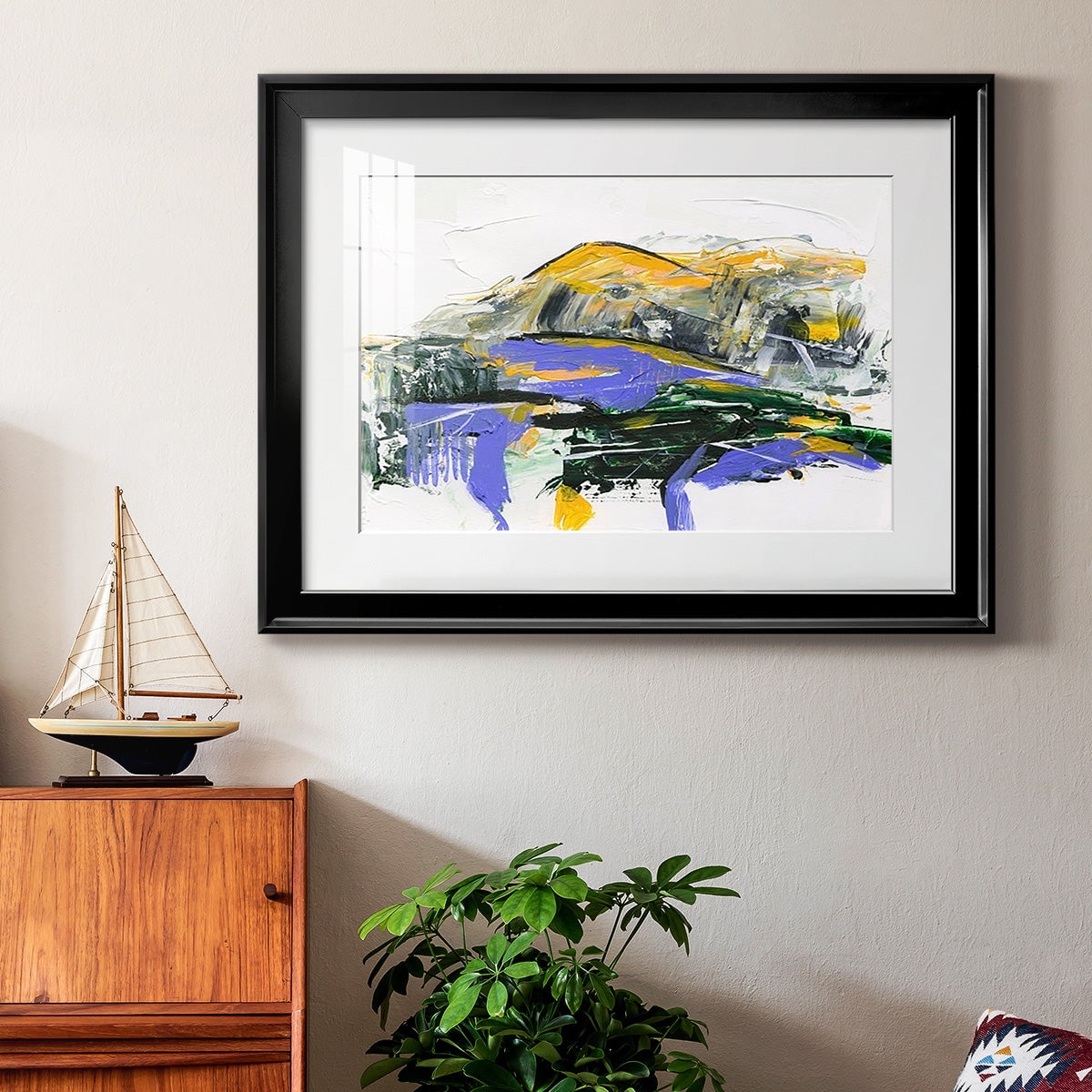 Silent Mountain V Premium Framed Print - Ready to Hang