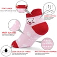thumbnail image 4 of Toddler Socks Girls, Non Slip 12 Pairs Kids Ankle Socks with Grippers for 1-7 Years Children(02 Girls,3-5T), 4 of 5