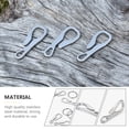 thumbnail image 5 of Carabiner Key Chains Ring Hanger 5 Pcs Coat Stainless Steel Fob Buckle Durable Clamp, 5 of 6