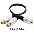 thumbnail image 5 of WINDLAND Gold Plated 3.5mm Female to 2RCA Female Cable Connector Wire Line Easy Connection Superior Sound Performances, 5 of 9