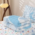 thumbnail image 5 of Catabedysis Coquette Bows Zipper Twin Comforter Sets with Fitted Sheet and 2 Pillowcases,Plaid Alphabet Print Zipper Bedding Set For Girls,Colorful Stars Reversible,4-Piece, 5 of 7