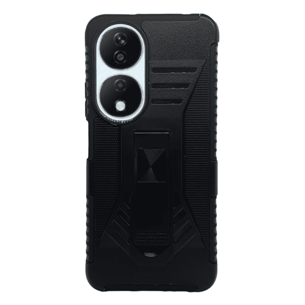 Funda Uso Rudo Clip Blindaje Para Honor X7B Más 2 Micas De Pantalla